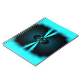 Abstrakte Kunstdrucke aus Cycland und Schwarz Notizblock (Linke Seite)