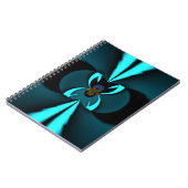 Abstrakte Kunstdrucke aus Cycland und Schwarz Notizblock (Linke Seite)