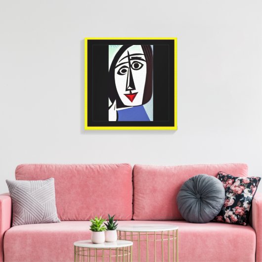Abstrakte Kunstdrucke Leinwanddruck (Insitu (Wohnzimmer))