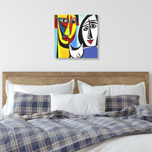 Abstrakte Kunstdrucke Leinwanddruck (Insitu (Schlafzimmer))