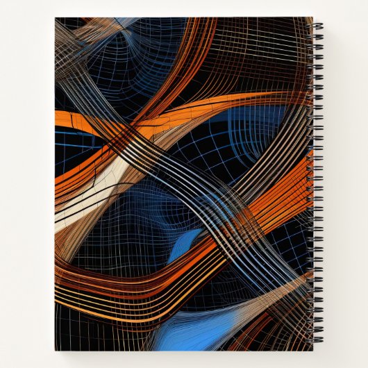 Abstrakte Kunstdrucke Notizblock (Rückseite)