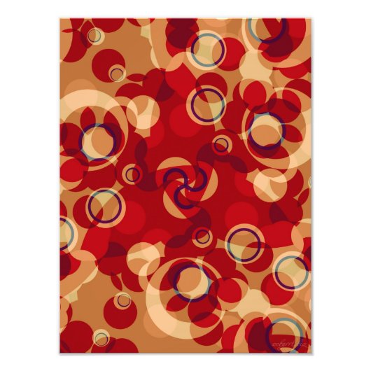 Abstrakte Kunstdruckerei Fotodruck (Vorne)