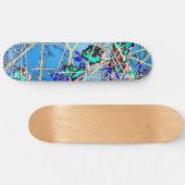Abstrakte Kunstdruckerei Skateboard (Horizontal)