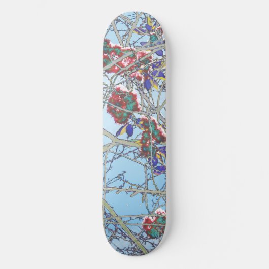 Abstrakte Kunstdruckerei Skateboard (Vorderseite)