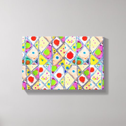 Abstrakte Kunstdruckerei von Miabo Enyadike Leinwanddruck (Vorderseite)