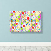 Abstrakte Kunstdruckerei von Miabo Enyadike Leinwanddruck (Insitu (Holzboden))