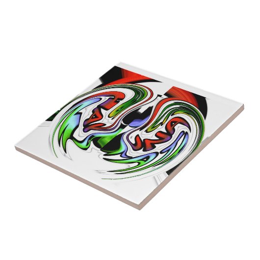 Abstrakte Kunstdruckkunst Fliese (Seite)