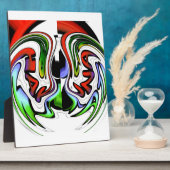 Abstrakte Kunstdruckkunst Fotoplatte (Seite)