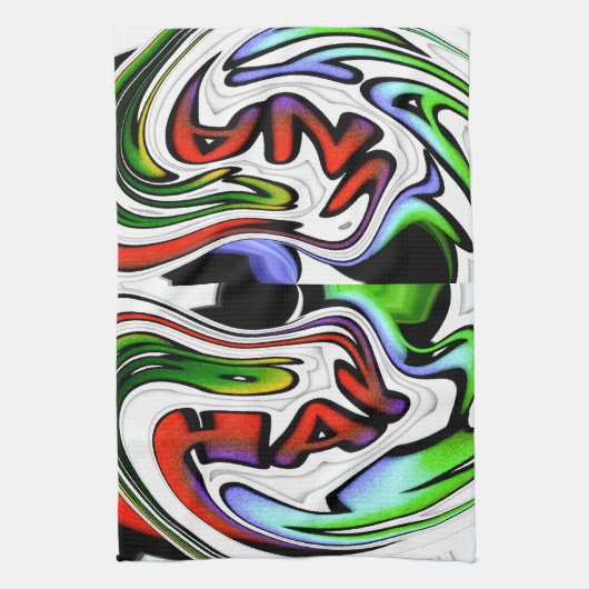 Abstrakte Kunstdruckkunst Geschirrtuch (Vertikal)