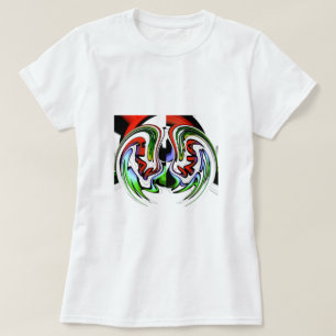 Abstrakte Kunstdruckkunst T-Shirt