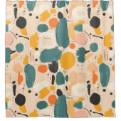 Abstrakte Kunstduschvorhang Duschvorhang (Vorderseite)