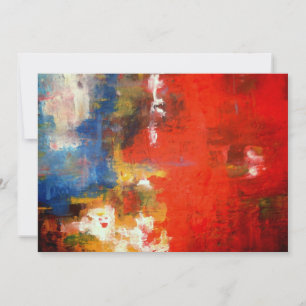 Abstrakte Kunsteinladung Einladung