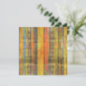 Abstrakte Kunsteinladung Einladung (Stehend Vorderseite)