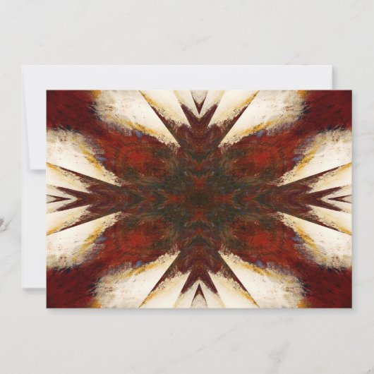 Abstrakte Kunsteinladungen Einladung (Vorderseite)