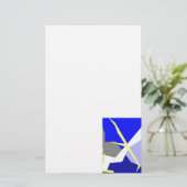 Abstrakte Kunstenergie Briefpapier (Stehend Vorderseite)