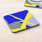 Abstrakte Kunstenergie Getränkeuntersetzer (Linke Seite)