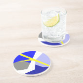 Abstrakte Kunstenergie Getränkeuntersetzer (Seite)