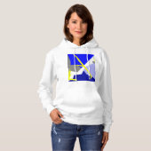 Abstrakte Kunstenergie Hoodie (Vorne ganz)