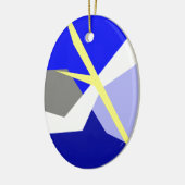 Abstrakte Kunstenergie Keramik Ornament (Links)