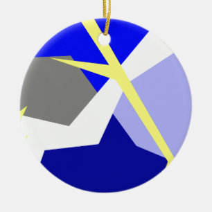 Abstrakte Kunstenergie Keramik Ornament