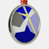 Abstrakte Kunstenergie Ornament Aus Metall (Rechts)