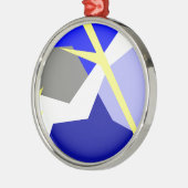 Abstrakte Kunstenergie Ornament Aus Metall (Links)