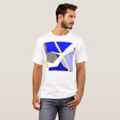 Abstrakte Kunstenergie T-Shirt (Vorne ganz)