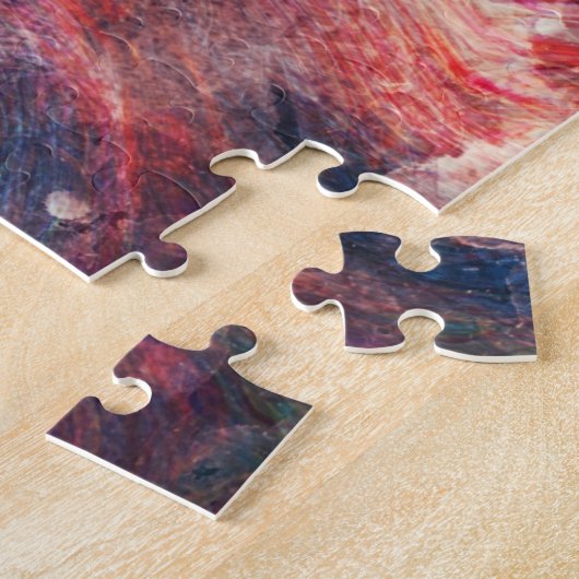 Abstrakte Kunstfarbe Puzzle (Seite)