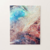 Abstrakte Kunstfarbe Puzzle (Vertikal)