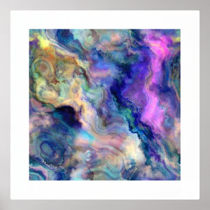 Abstrakte Kunstfarben Folie Foliendrucke