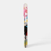 Abstrakte Kunstfarben iPhone 16 Hülle (Linke Seite)