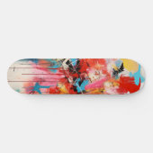 Abstrakte Kunstfarben Skateboard (Horizontal)