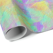 Abstrakte Kunstfarben Texturglas Geschenkpapier (Rolleneckpunkt)