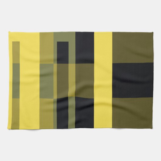 Abstrakte Kunstfarbenmuster Küchentuch (Horizontal)