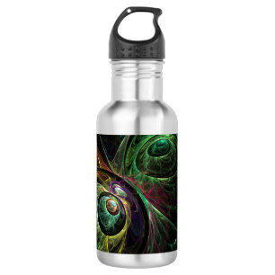 Abstrakte Kunstflasche mit Auge Trinkflasche