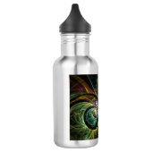 Abstrakte Kunstflasche mit Auge Trinkflasche (Links)