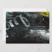 abstrakte Kunstgalerie Einladung (Rückseite)