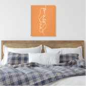 Abstrakte Kunstgegenstände Leinwanddruck (Insitu (Schlafzimmer))