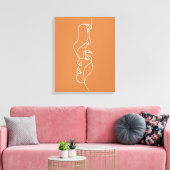 Abstrakte Kunstgegenstände Leinwanddruck (Insitu (Wohnzimmer))