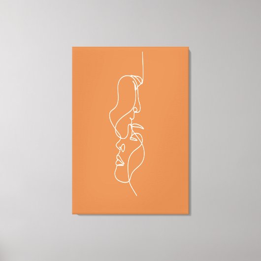 Abstrakte Kunstgegenstände Leinwanddruck (Vorderseite)
