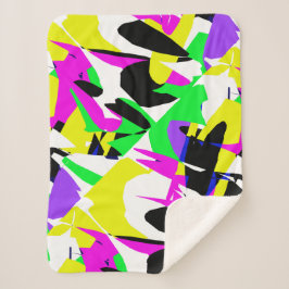 Abstrakte Kunstgeometrie, eine Art Schubleder Sherpadecke