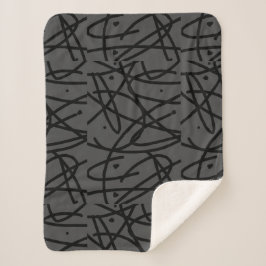 Abstrakte Kunstgeometrie, eine Art Schubleder Sherpadecke