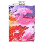 Abstrakte Kunstgeschichte Flachmann (Vorderseite)