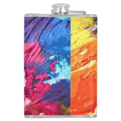 Abstrakte Kunstgeschichte Flachmann (Rückseite)