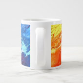 Abstrakte Kunstgeschichte Jumbo-Tasse (Rückseite)