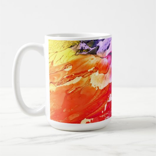 Abstrakte Kunstgeschichte Kaffeetasse (Links)