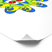 Abstrakte Kunstgestaltung Poster (Ecke)