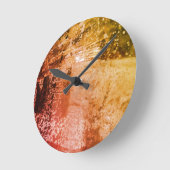 Abstrakte Kunstgestaltung Runde Wanduhr (Winkel)