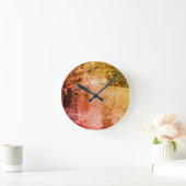 Abstrakte Kunstgestaltung Runde Wanduhr (Zuhause)