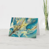 Abstrakte Kunstgrußkarte - Blank Innen Karte (Vorderseite)